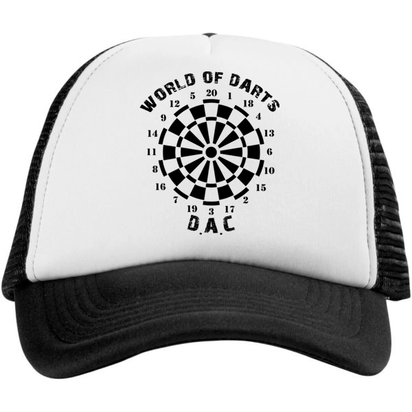 Kšiltovka - World of darts - Bílá