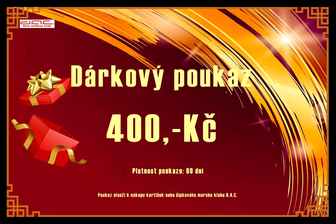 Dárkový poukaz na 400Kč