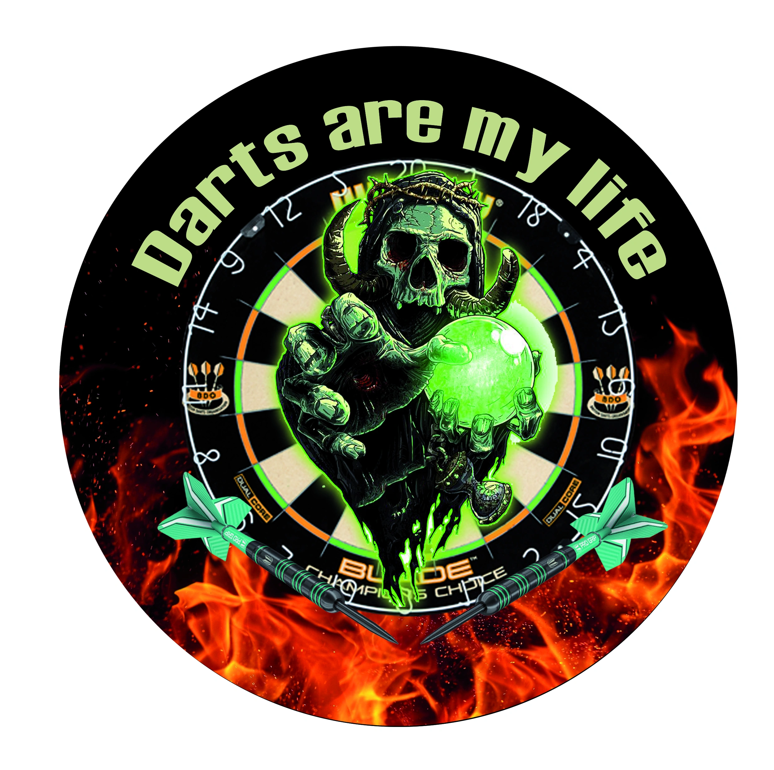 Placka velká - Darts are my life