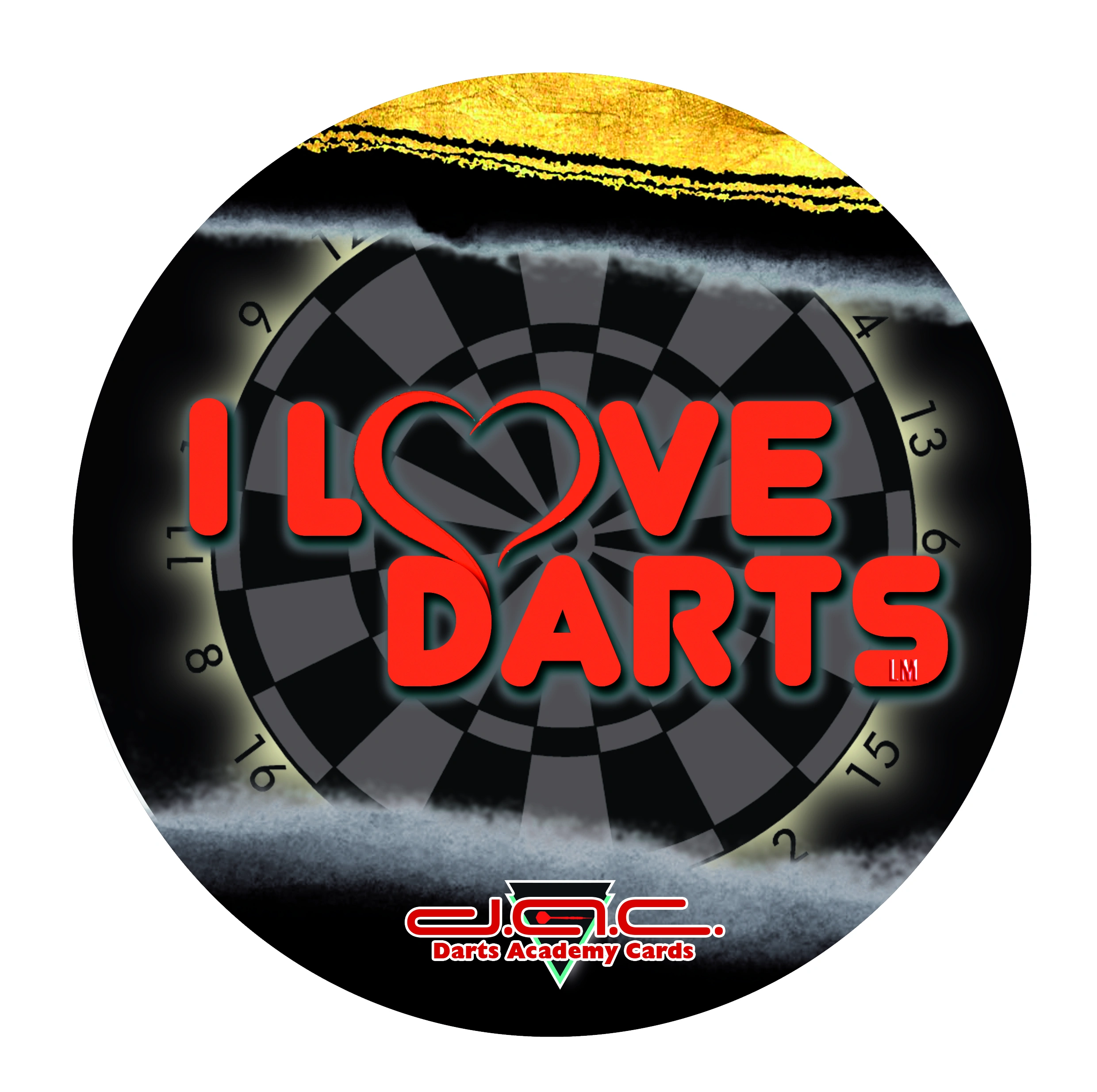 Placka malá - I love darts